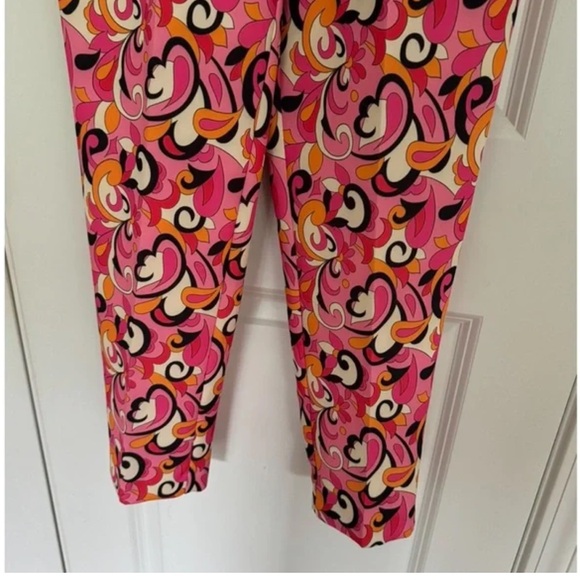 New ZARA Paisley Floral High Waisted Ankle Crop Pleated Trouser Pants size M - Picture 11 of 11